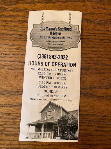 Jj's Mama's Soulfood & More Llc
